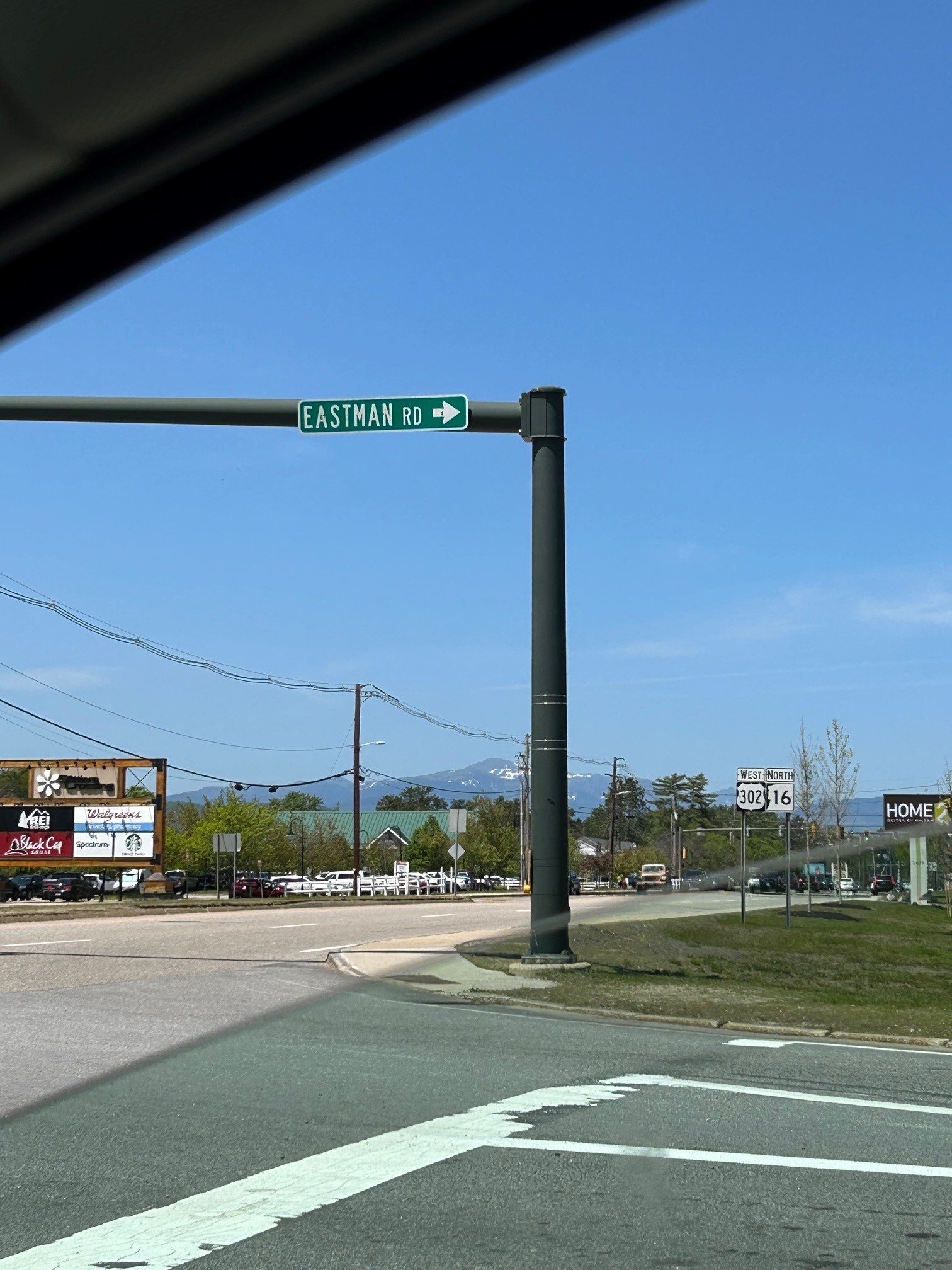 Road at distance